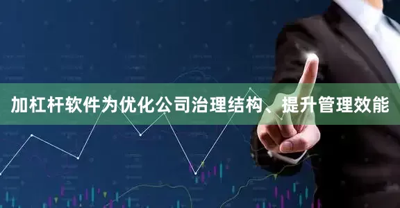 加杠杆软件为优化公司治理结构、提升管理效能